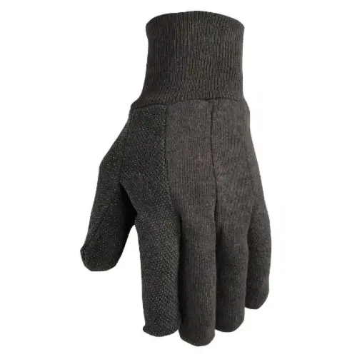 Jersey Work Glove, Poly/Cotton Blend, Small, Brown Jersey Work Glove, Poly/Cotton Blend, Small, Brown