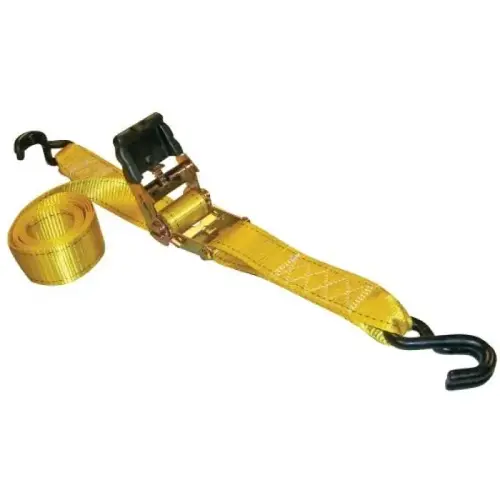 2 In. x 10 Ft. 1330 Lb. Ratchet Tie-Down Strap Yellow - pack of 2 2 In. x 10 Ft. 1330 Lb. Ratchet Tie-Down Strap Yellow - pack of 2