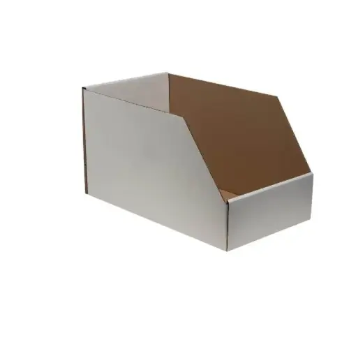 BIN BOXES WHITE 6INX12INX4-1/2IN BIN BOXES WHITE 6INX12INX4-1/2IN