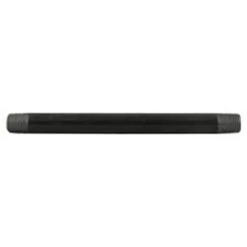Black Steel Pipe Nipple, 1-1/4" NPS x 5-1/2" Long Black Steel Pipe Nipple, 1-1/4" NPS x 5-1/2" Long