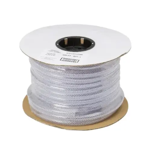 Braided Vinyl Tubing, 5/8" OD x 3/8" ID, 150 ft. Braided Vinyl Tubing, 5/8" OD x 3/8" ID, 150 ft.