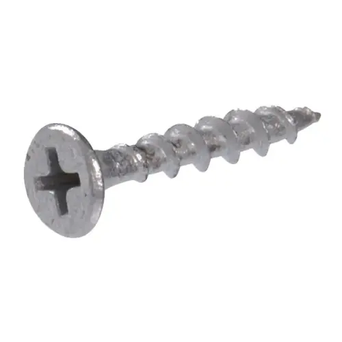 Deck Screw, Phillips Drive, #8 x 3", Galvanized, Box of 5 lb Deck Screw, Phillips Drive, #8 x 3", Galvanized, Box of 5 lb