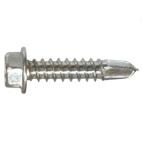 Self-Drilling Screw, #10 x 1-1/2", Hex Head, Zinc-Plated, Pack of 25 Self-Drilling Screw, #10 x 1-1/2", Hex Head, Zinc-Plated, Pack of 25