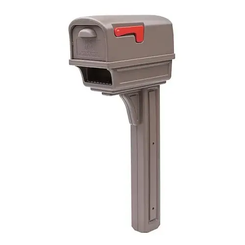 Gentry Series GGC1M0000 Mailbox Post Combo, 1000 cu-in Mailbox, Plastic Mailbox, Plastic Post, Mocha Gentry Series GGC1M0000 Mailbox Post Combo, 1000 cu-in Mailbox, Plastic Mailbox, Plastic Post, Mocha