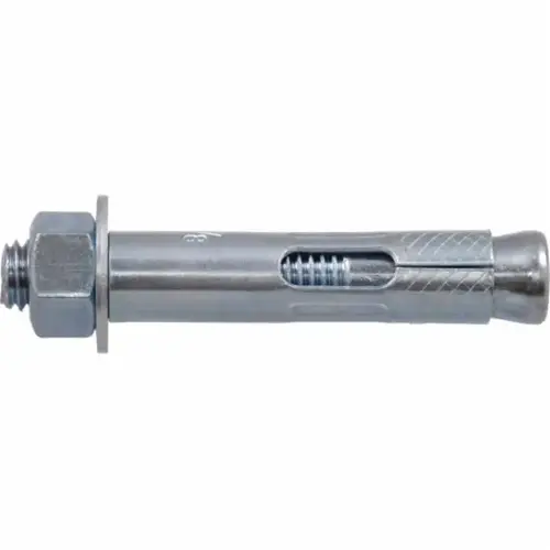 Sleeve Anchor, Hex Head, 3/8" x 3", Box of 50 Sleeve Anchor, Hex Head, 3/8" x 3", Box of 50