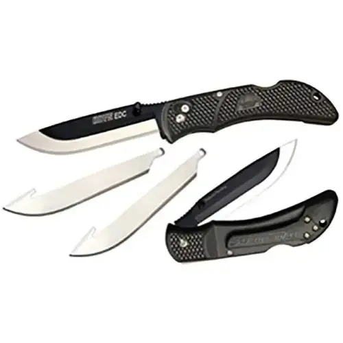 Onyx EDC Replaceable Blade 3-1/2 In. Folding Knife Black Onyx EDC Replaceable Blade 3-1/2 In. Folding Knife Black