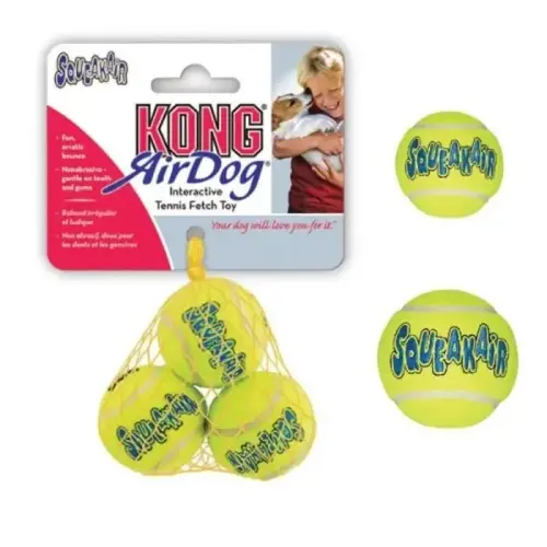 Air Squeaky Extra Small Ball for Toy Breeds Only Yellow - pack of 3 Air Squeaky Extra Small Ball for Toy Breeds Only Yellow - pack of 3