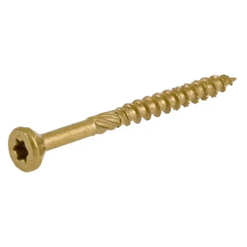 Star Drive Exterior Wood Screw, #9 x 2-1/2", Box of 2500 Star Drive Exterior Wood Screw, #9 x 2-1/2", Box of 2500