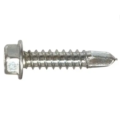 Self-Drilling Hex Washer Head Screw, #8 x 1", Zinc-Plated Steel, Box of 194 Self-Drilling Hex Washer Head Screw, #8 x 1", Zinc-Plated Steel, Box of 194