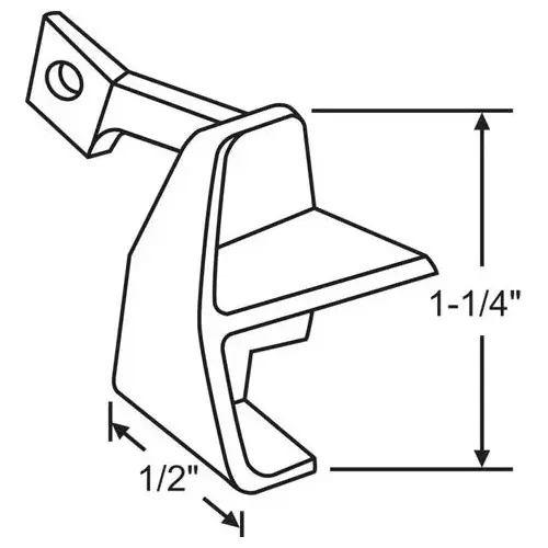 Snap Latch RH Black Snap Latch RH Black