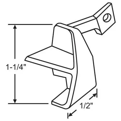 Snap Latch LH Black Snap Latch LH Black