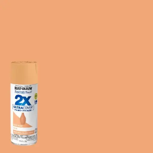 Painter's Touch Satin Fuzzy Peach Paint+Primer Spray Paint 12 oz Fuzzy Peach Painter's Touch Satin Fuzzy Peach Paint+Primer Spray Paint 12 oz Fuzzy Peach