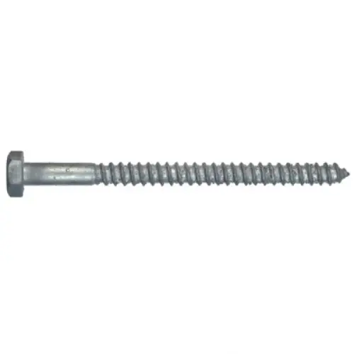 Hex Lag Screw, 5/8" x 6", Hot-Dipped Galvanized, Box of 25 Hex Lag Screw, 5/8" x 6", Hot-Dipped Galvanized, Box of 25
