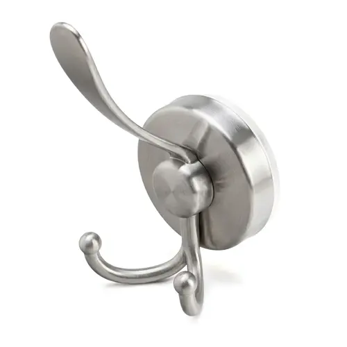 No-Drill 3-Prong Suction Robe Hook - Brushed Stainless No-Drill 3-Prong Suction Robe Hook - Brushed Stainless