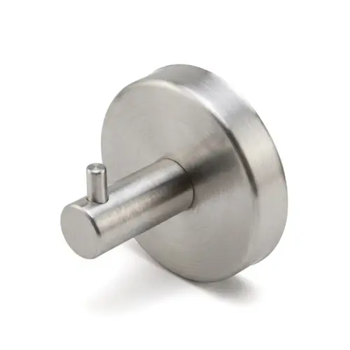 No-Drill Small Post Suction Robe Hook - Brushed Stainless No-Drill Small Post Suction Robe Hook - Brushed Stainless