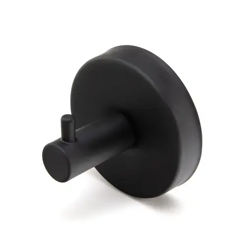 No-Drill Small Post Suction Robe Hook - Matte Black No-Drill Small Post Suction Robe Hook - Matte Black