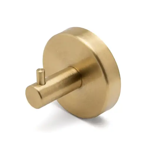 No-Drill Small Post Suction Robe Hook - Satin Brass No-Drill Small Post Suction Robe Hook - Satin Brass