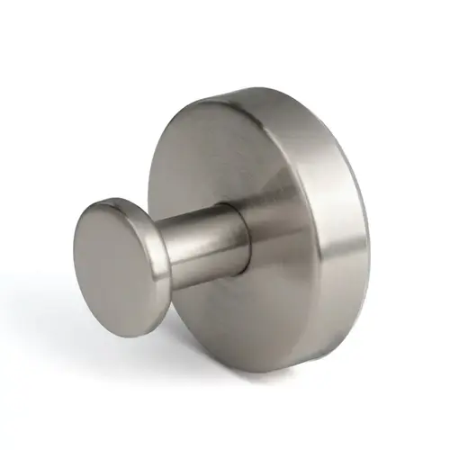 No-Drill Round Suction Robe Hook - Brushed Stainless No-Drill Round Suction Robe Hook - Brushed Stainless