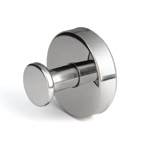 No-Drill Round Suction Robe Hook - Chrome No-Drill Round Suction Robe Hook - Chrome