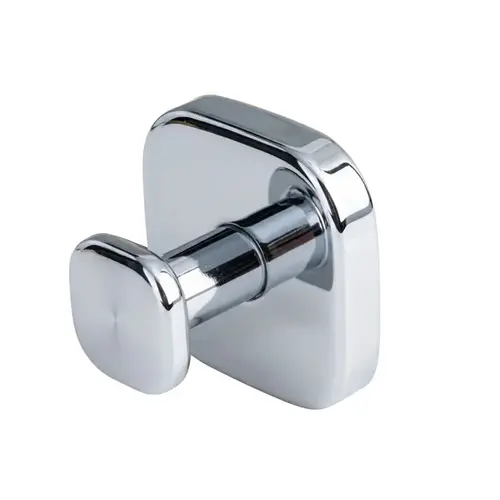 No-Drill Square Suction Robe Hook - Chrome No-Drill Square Suction Robe Hook - Chrome