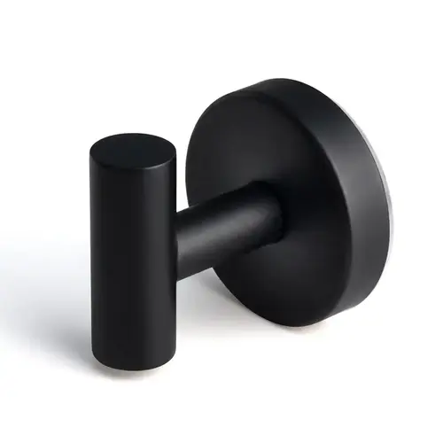 No-Drill T-Profile Suction Robe Hook - Matte Black No-Drill T-Profile Suction Robe Hook - Matte Black