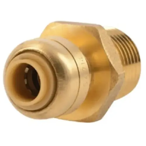 Max Push-to-Connect Male Adapter, 3/4" x 3/4" MNPT Max Push-to-Connect Male Adapter, 3/4" x 3/4" MNPT
