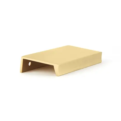 5" Center to Center Sabre Edge Pull Satin Brass Finish 5" Center to Center Sabre Edge Pull Satin Brass Finish