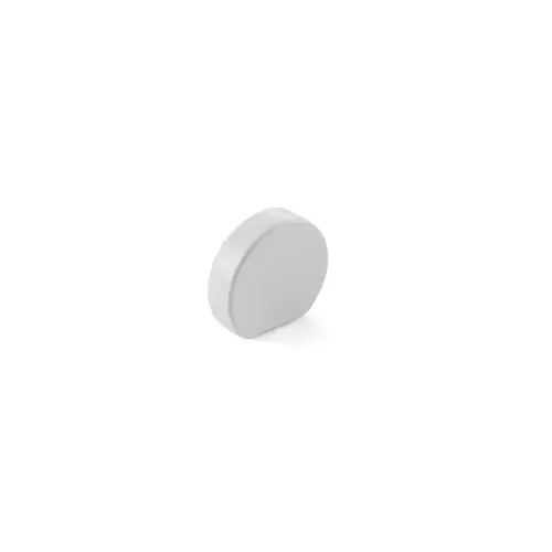 1" Cafe Modern Oval Cabinet Knob with 7/8" Center to Center Matte White Finish 1" Cafe Modern Oval Cabinet Knob with 7/8" Center to Center Matte White Finish