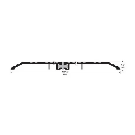 Pemko 256x6 Saddle Thresholdvwith ThermoSeal Insert Dark Bronze Anodized 256X6D36 Pemko 256x6 Saddle Thresholdvwith ThermoSeal Insert Dark Bronze Anodized 256X6D36