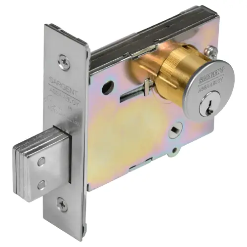 4875 Series - Single Cylinder Mortise Deadbolt Bright Stainless Steel 4875 Series - Single Cylinder Mortise Deadbolt Bright Stainless Steel