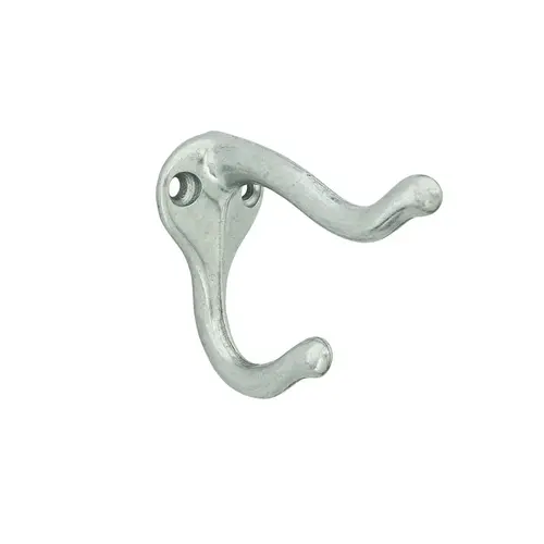 Aluminum Coat and Hat Hook Satin Chrome Finish Aluminum Coat and Hat Hook Satin Chrome Finish