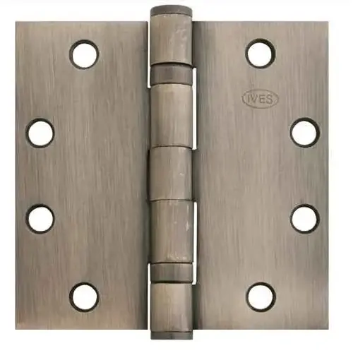5BB1 Brass/Stainless Steel, Square Corner, 5 Knuckle, Ball Bearing Mortise Hinge Bright Chrome 5BB1 Brass/Stainless Steel, Square Corner, 5 Knuckle, Ball Bearing Mortise Hinge Bright Chrome