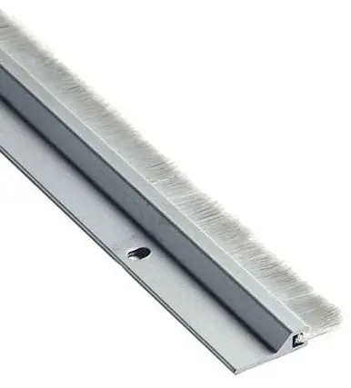 NGP DOOR SWEEP NYLON BRUSH 28 83 INCHES ALUMINUM 600A 83