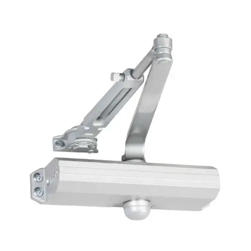 Adjustable Hold Open Medium Duty Surface Mounted Door Closer with Sex Nuts Oil Rubbed Bronze Finish Adjustable Hold Open Medium Duty Surface Mounted Door Closer with Sex Nuts Oil Rubbed Bronze Finish