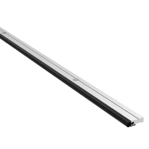 72" (6 ft) x 7/8" x 3/8" Threshold Stop Strip with Pile Aluminum Finish 72" (6 ft) x 7/8" x 3/8" Threshold Stop Strip with Pile Aluminum Finish