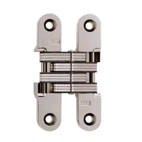 3/4" x 3-3/4" Medium Duty Invisible Hinge for 1-1/8" Doors Bright Nickel Finish 3/4" x 3-3/4" Medium Duty Invisible Hinge for 1-1/8" Doors Bright Nickel Finish