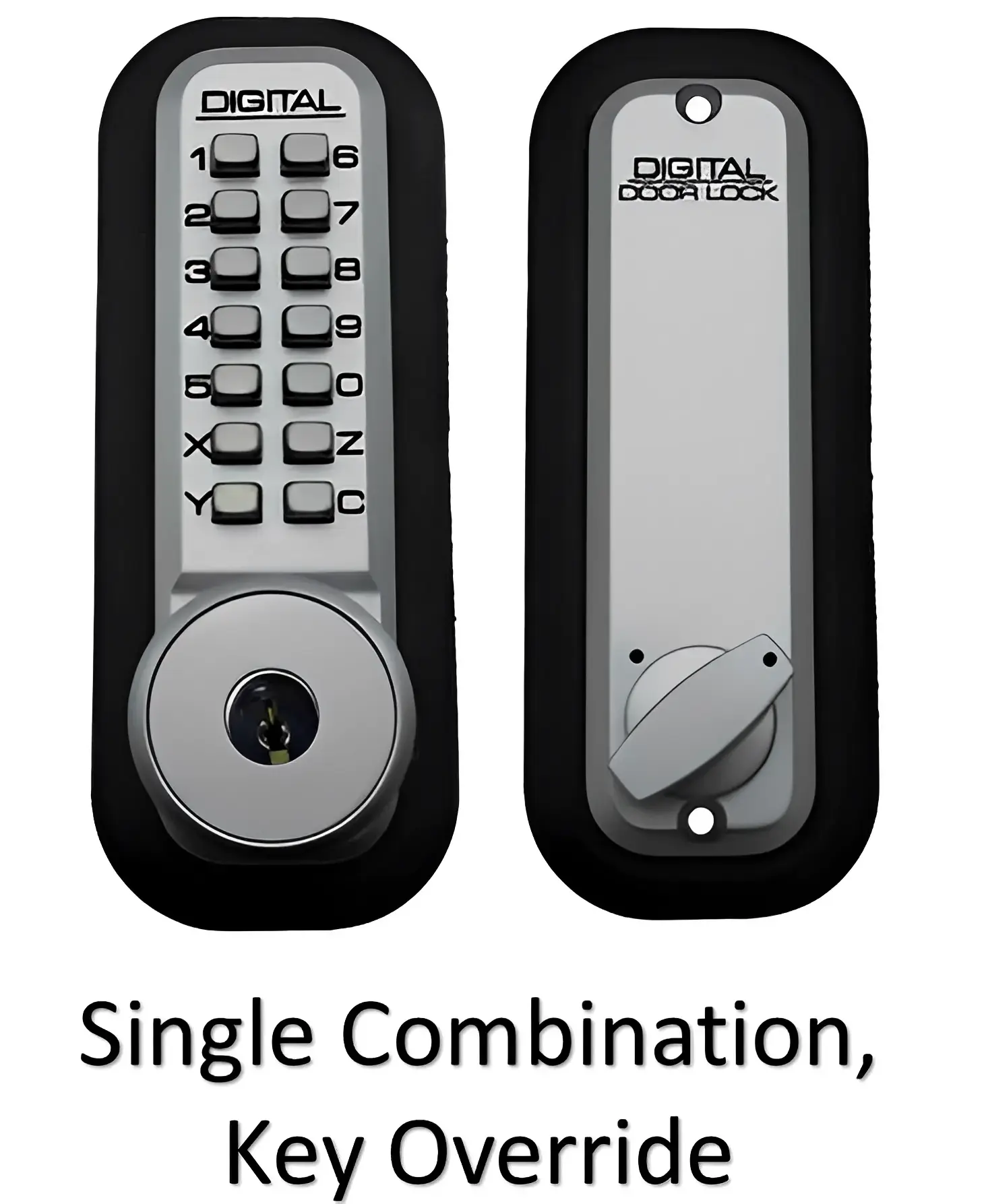 Lockey Mechanical Keyless Deadbolt with Single Combination and Key Override Oil Rubbed Bronze Finish 2210OILKO