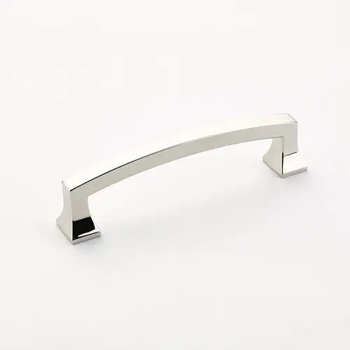 4" Center to Center Menlo Park Arched Cabinet Pull Polished Nickel Finish 4" Center to Center Menlo Park Arched Cabinet Pull Polished Nickel Finish