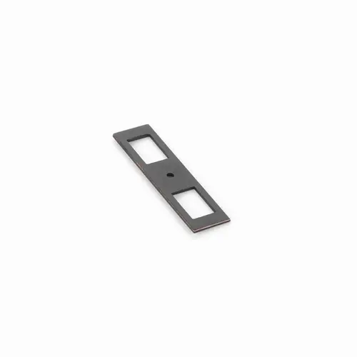 1" x 4" Modern Backplate for Cabinet Knob Flat Black Finish 1" x 4" Modern Backplate for Cabinet Knob Flat Black Finish