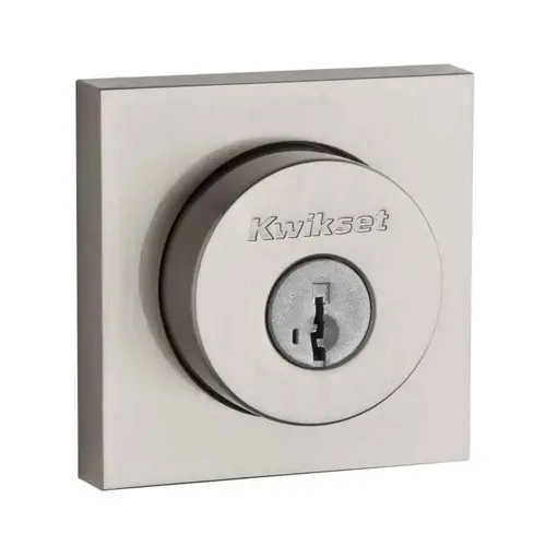 Db Rcal Ul Kwikset 982SQT-26S.DS UL Single Cylinder Halifax Square Rose Deadbolt ...