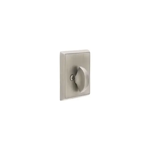 Rectangular Single Sided Deadbolt Antique Nickel Finish Rectangular Single Sided Deadbolt Antique Nickel Finish