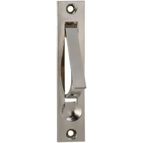 Pocket Door Edge Pull Bright Nickel Finish Pocket Door Edge Pull Bright Nickel Finish