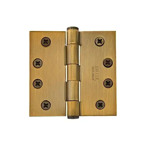 4" X 4" Square Steel Heavy Duty Hinge Bright Chrome Finish Pair 4" X 4" Square Steel Heavy Duty Hinge Bright Chrome Finish Pair