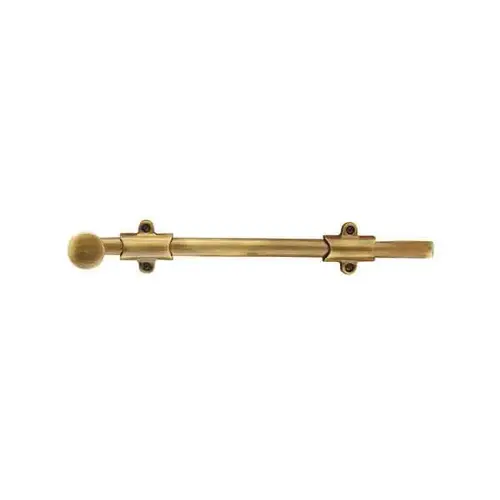 12" Surface Bolt with 3 Strikes Bright Chrome Finish 12" Surface Bolt with 3 Strikes Bright Chrome Finish