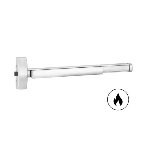 KIT - Fire Rated Rim Exit Device, Cover Plate Trim, Less Dogging, 48", Grade 1, 630/US32D Stainless Steel KIT - Fire Rated Rim Exit Device, Cover Plate Trim, Less Dogging, 48", Grade 1, 630/US32D Stainless Steel