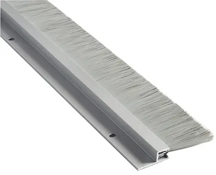 NGP DOOR SWEEP NYLON BRUSH 40 INCH CLEAR ANODIZED G610A 40 NGP DOOR SWEEP NYLON BRUSH 40 INCH CLEAR ANODIZED G610A 40
