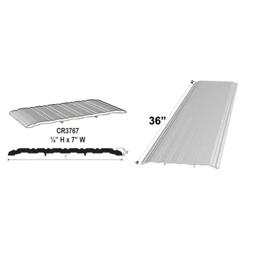 SADDLE THRESHOLDS 1/4" H X 7" Dark Bronze SADDLE THRESHOLDS 1/4" H X 7" Dark Bronze