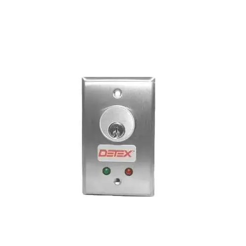 CS Series Key Switch, Single, Maintained, 2 LEDs (Green - Red) CS Series Key Switch, Single, Maintained, 2 LEDs (Green - Red)