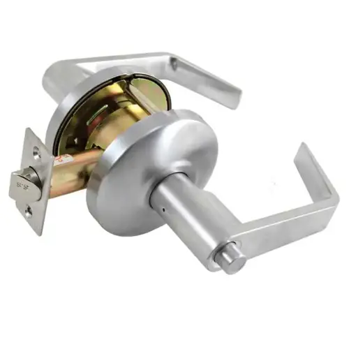 CSRC-76 Privacy Function - Grade 2, Cylindrical Clutched Conical Rose Lockset Satin Chrome CSRC-76 Privacy Function - Grade 2, Cylindrical Clutched Conical Rose Lockset Satin Chrome