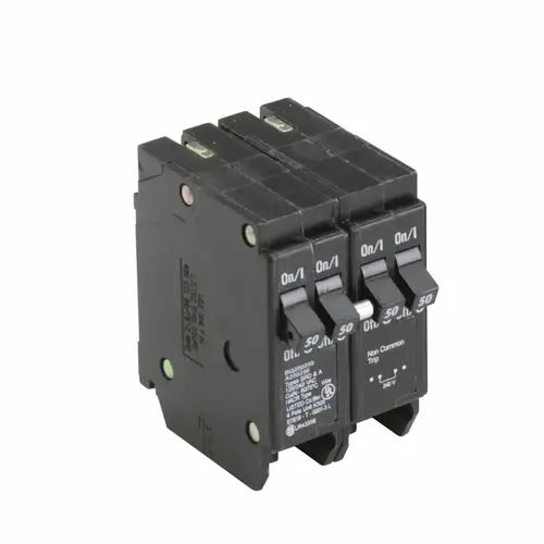 BQ Series Quadplex Circuit Breaker 4-Pole 120/240V 10 kAIC with CTL Rejection Tab BQ Series Quadplex Circuit Breaker 4-Pole 120/240V 10 kAIC with CTL Rejection Tab